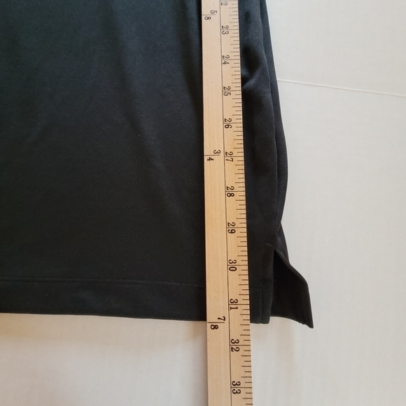 Athleta Black Round Neck Dress Built In Bra Sz S - Picture 8 of 10